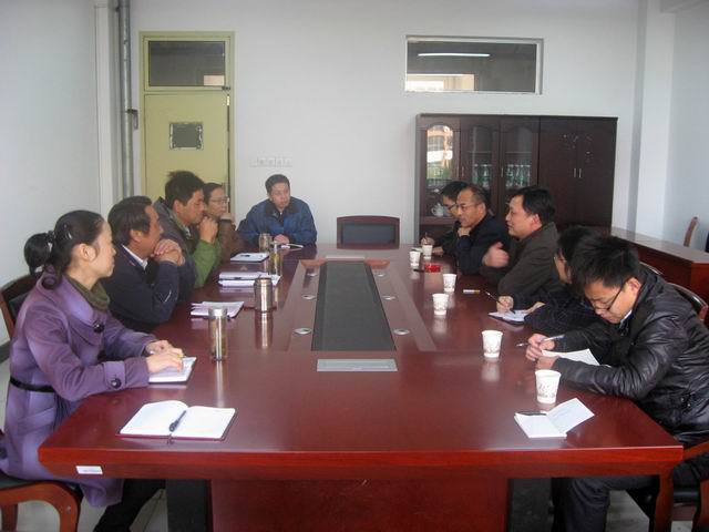 与滁州学院机械与电子工程学院座谈