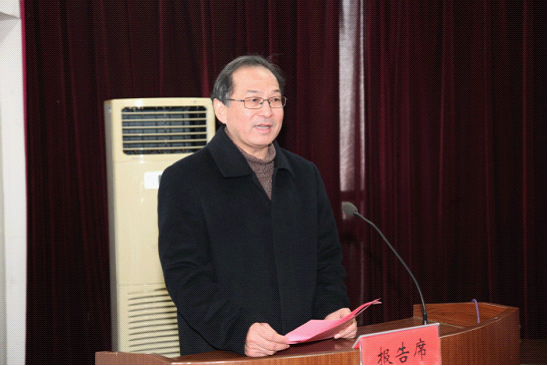 校工会主席寿达军致辞